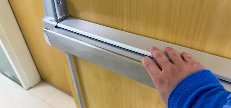 Installing a Push Bar on a Door Monrovia